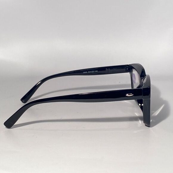 1156 Claudia 1.5 Black Reading Glasses Square Concave Readers NWT - Picture 5 of 9